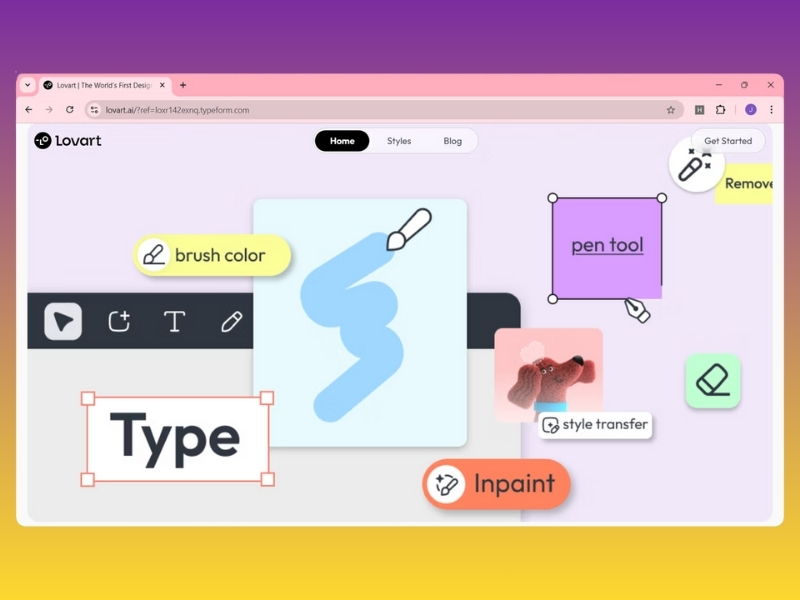 Tài khoản Lovart AI